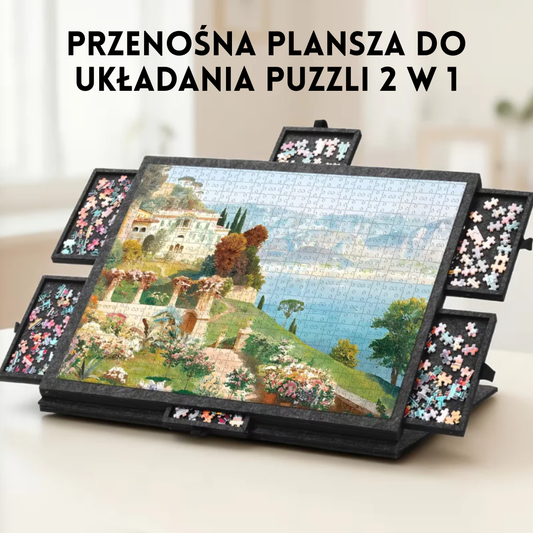 PuzzlePort – Przenośna plansza do układania puzzli 2 w 1